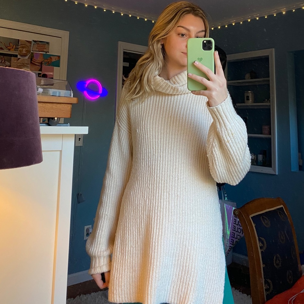 Free people long tunic sweater